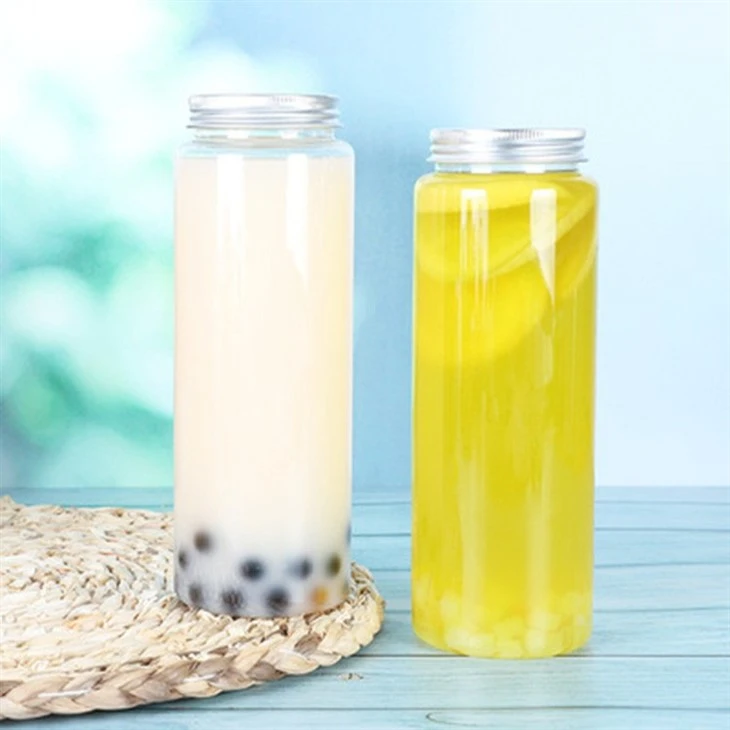 500ml Plastic Round Pet Juice Bottle With Cap