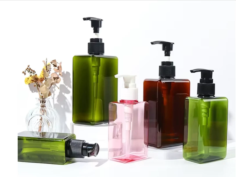 Empty PETG Shampoo Bottle