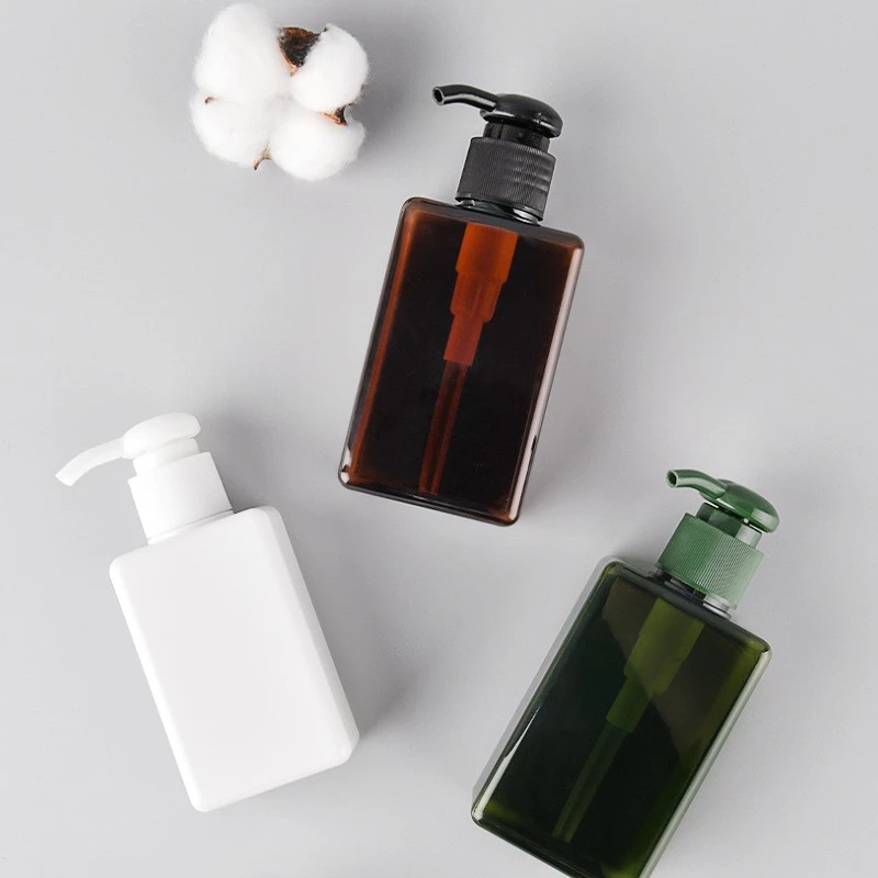 Empty PETG Shampoo Bottle