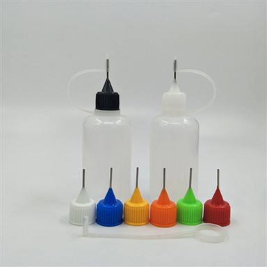 50ml plastične steklenice kapalke z igle pokrovčkom