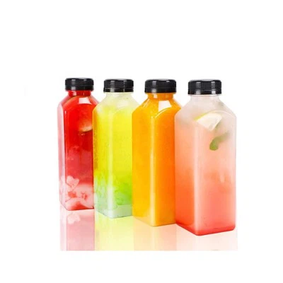 8 oz 16 oz Plastična steklenica za pitje hišnih ljubljenčkov s pokrovčkom, ki je očiten odpiranju, 120 ml 250 ml 350 ml 500 ml 1 L